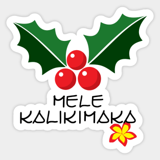 Mele Kalikimaka Sticker